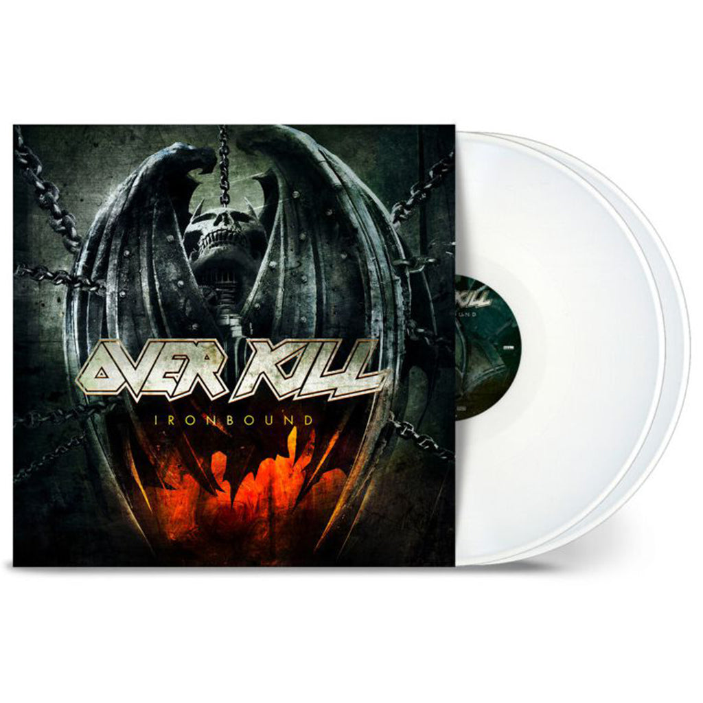OVERKILL - Ironbound (2023 Reissue) - 2LP - Gatefold White Vinyl