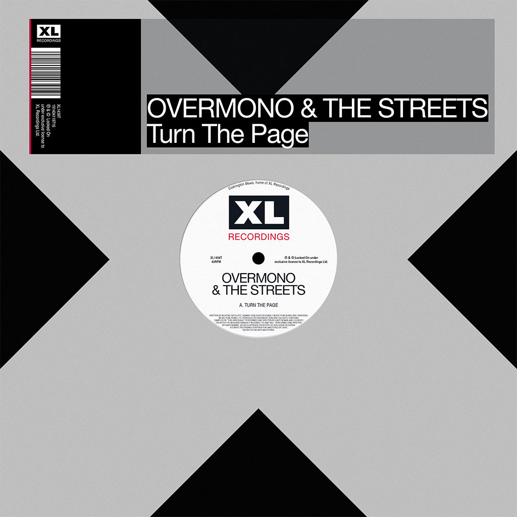 OVERMONO AND THE STREETS - Turn The Page - 12'' (One Side Etched with Lyrics) - Vinyl [JUL 12]