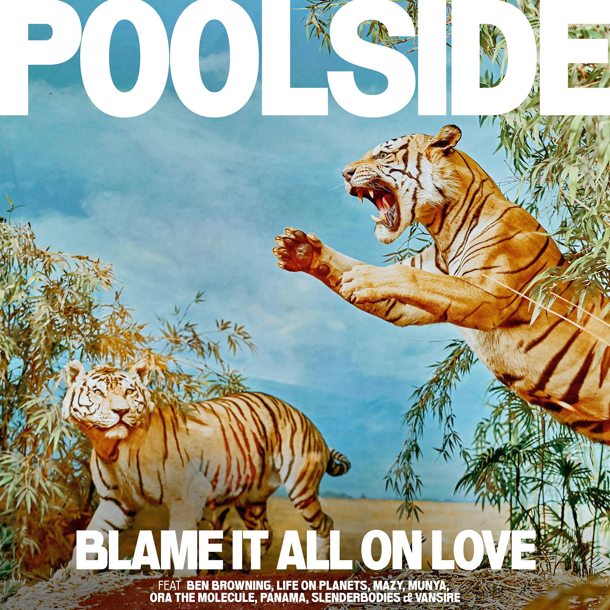 POOLSIDE - Blame It All On Love - LP - Orange Vinyl