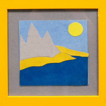Yellow & Silver Marble LP