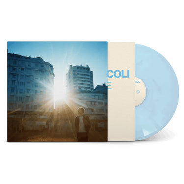 Transparent Marbled Turquoise Blue LP