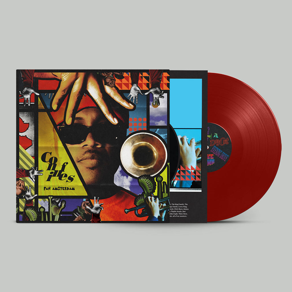 PAN AMSTERDAM - Confines - LP - Transparent Red Vinyl