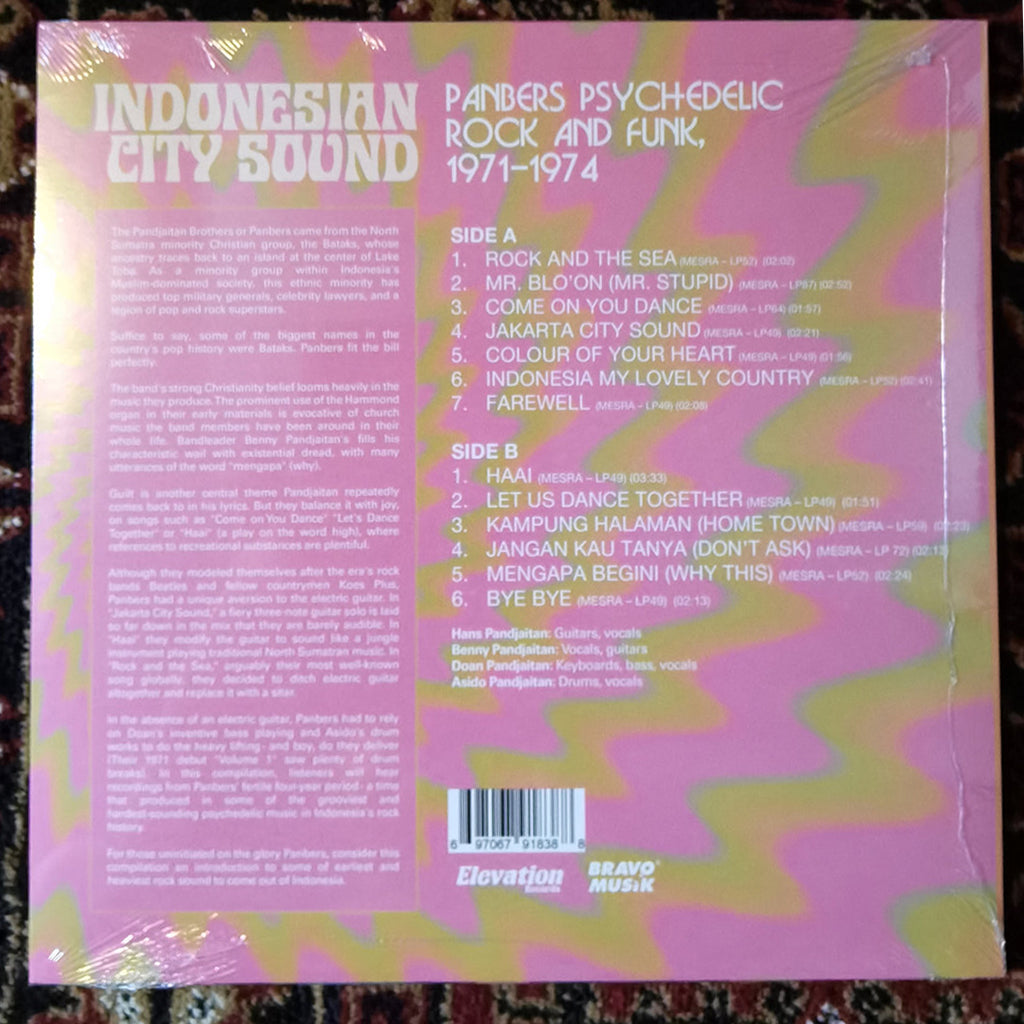 PANBERS - Indonesian City Sound : Panbers’ Psychedelic Rock and Funk 1971-1974 - LP - Vinyl [OCT 20]