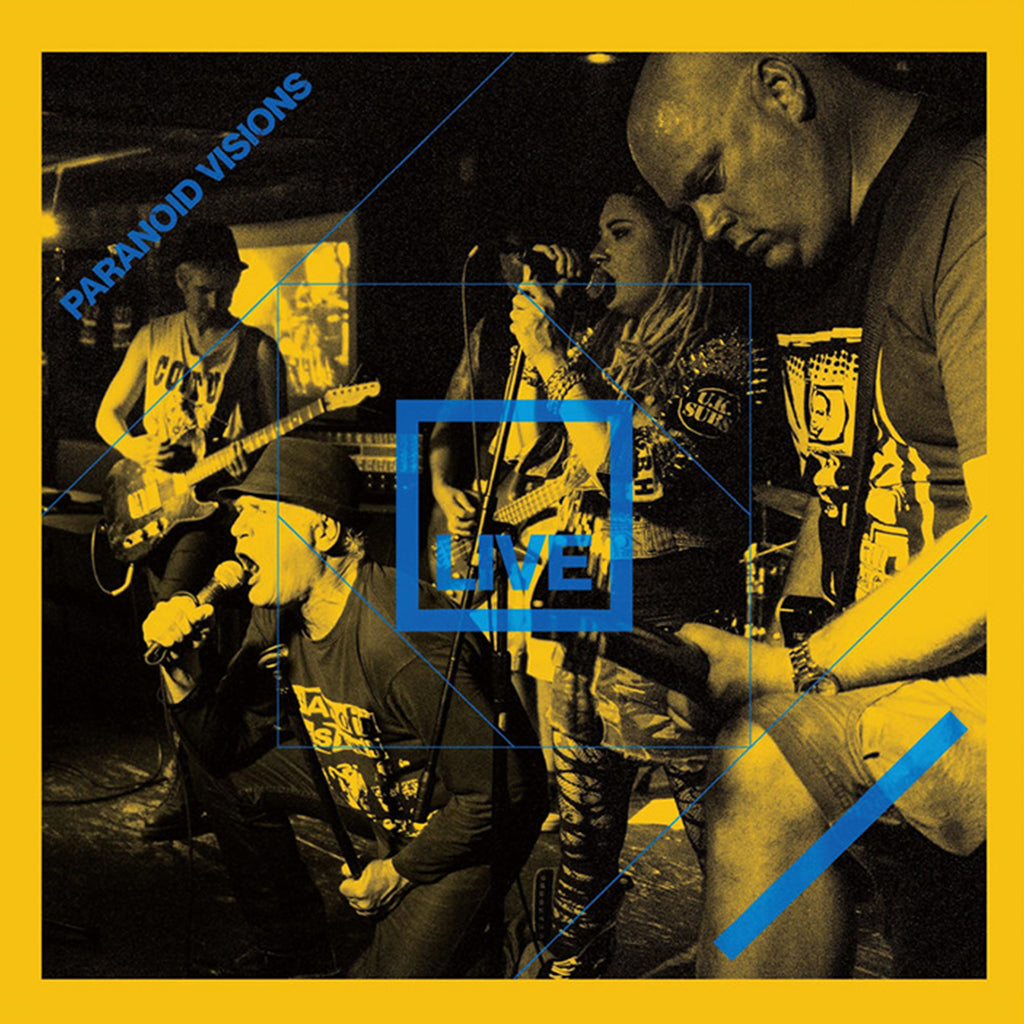 PARANOID VISIONS - Live At The Social - LP - Neon Yellow Vinyl