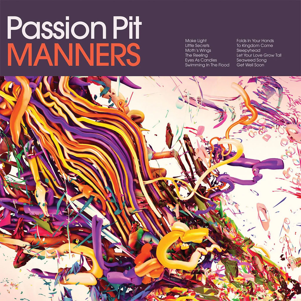 PASSION PIT - Manners (15th Anniversary Edition) - LP - Lavender Marbled Vinyl