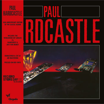 Paul Hardcastle - Paul Hardcastle (40th Anniversary Edition) - 1LP - Red Vinyl  [Record Store Day 2025]