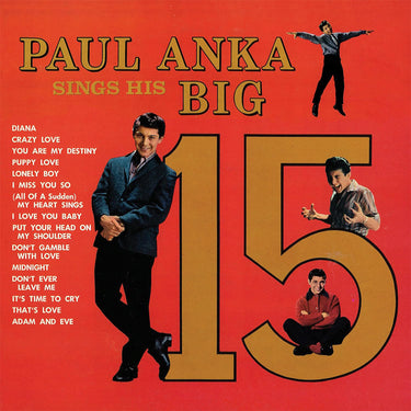 PAUL ANKA - Paul Anka Sings His Big 15 (Remastered) - LP - Gold Vinyl