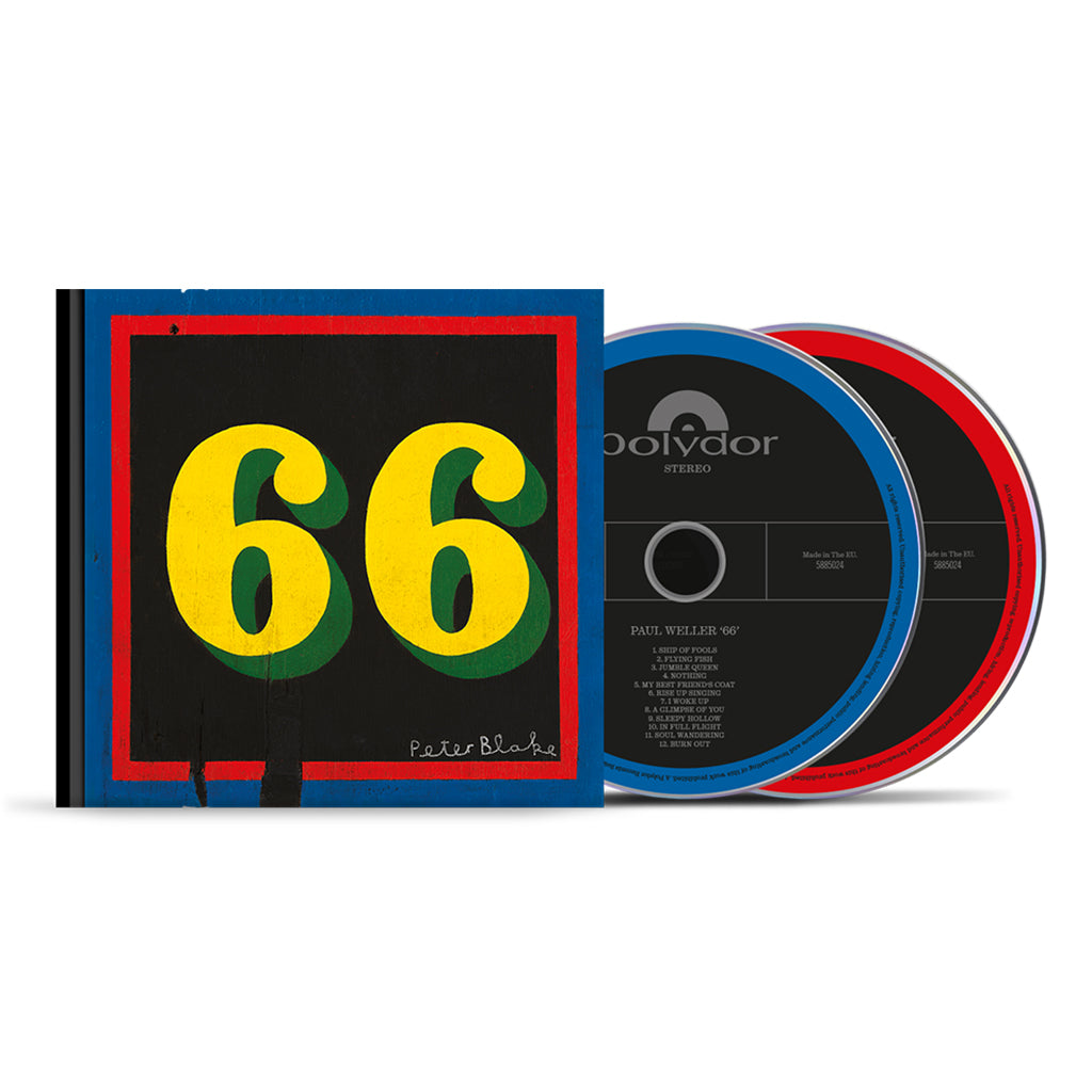 PAUL WELLER - 66 (Deluxe Edition) - 2CD - Square Hardback Book