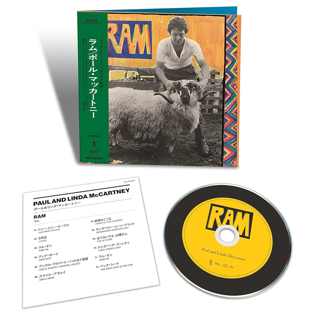 PAUL & LINDA MCCARTNEY - Ram (Reissue) - SHMCD [SEP 20]