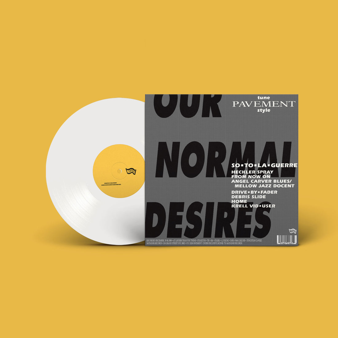 Pavement - Perfect Sound Forever EP - 10" - White Vinyl  [Record Store Day 2026]