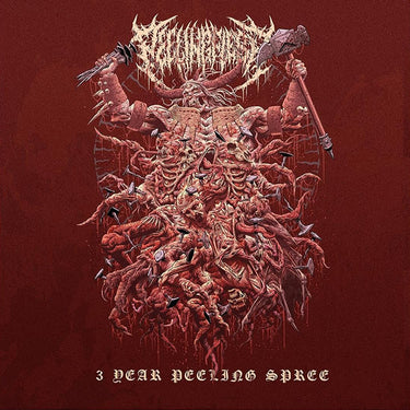 PeelingFlesh - 3 Year Peeling Spree - 2LP - Splatter Vinyl