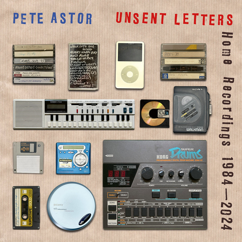 PETE ASTOR - Unsent Letters : Home Recordings 1984-2024 - LP - Black Vinyl [JUL 25]