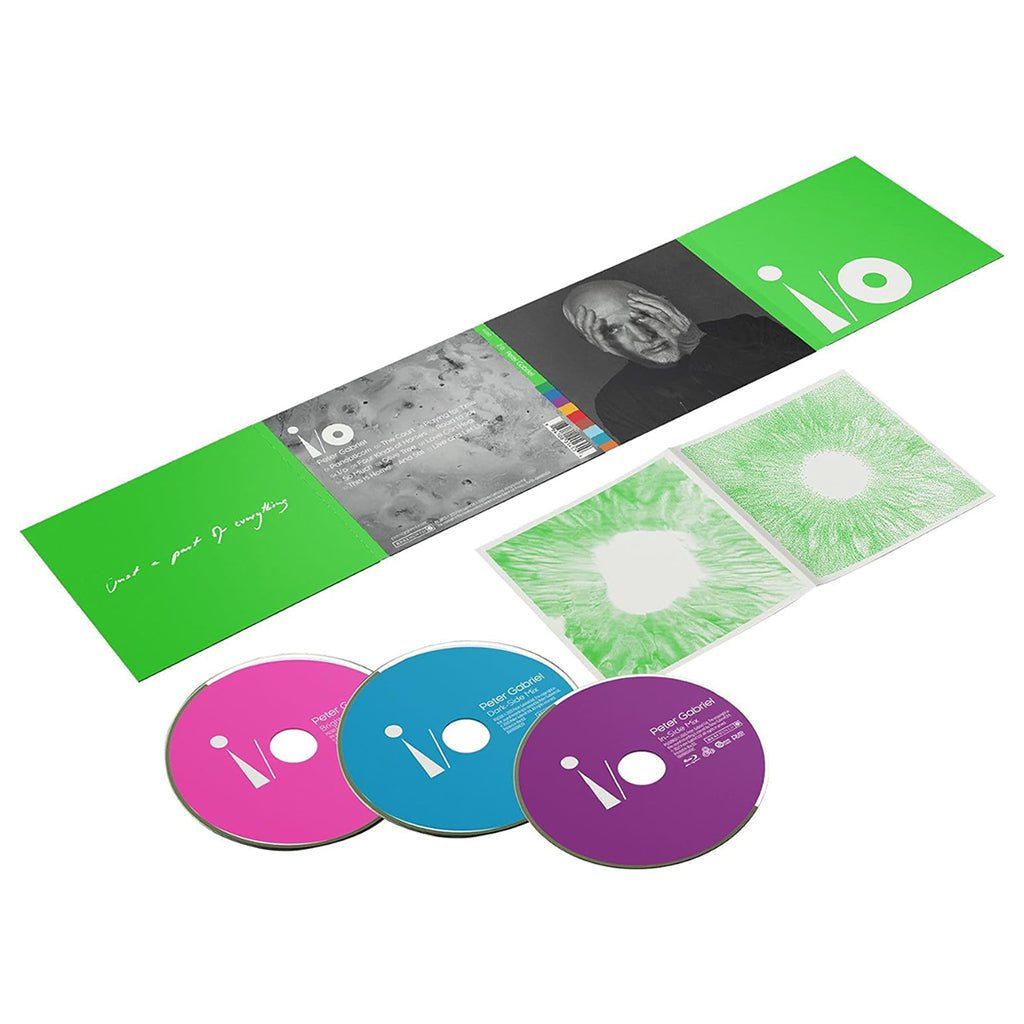 PETER GABRIEL - I/O (with 32-page booklet & Obi-strip) - 2CD + Blu-ray