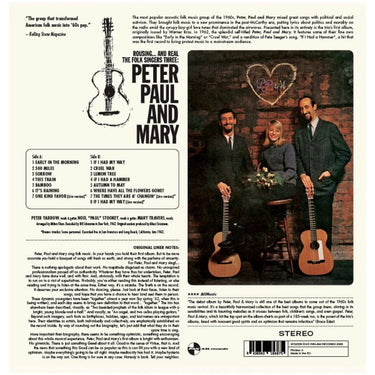 PETER, PAUL AND MARY - Peter, Paul and Mary (Reissue) - LP - 180g Vinyl [FEB 27]