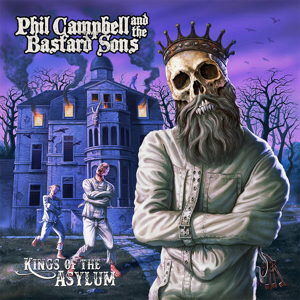 PHIL CAMPBELL AND THE BASTARD SONS - Kings of the Asylum - LP - Purple & White Marbled Vinyl [SEP 1]