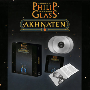 PHILIP GLASS - Akhnaten (Repress) - 3LP - Deluxe 180g Crystal Clear Vinyl Boxset