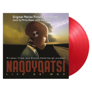 PHILIP GLASS - Naqoyqatsi : Life As War (Original Soundtrack) [2024 Reissue] - 2LP - 180g Translucent Red Vinyl