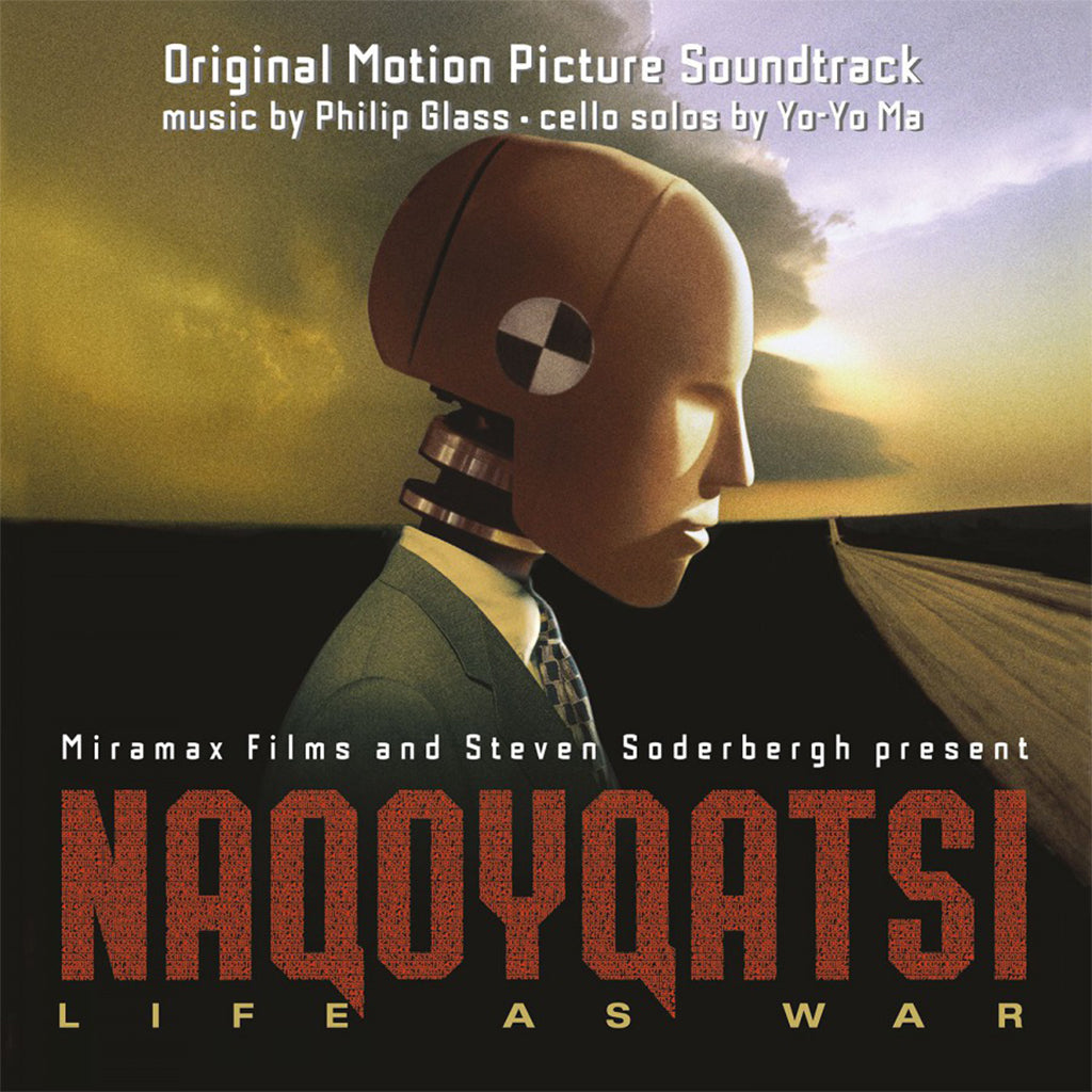 PHILIP GLASS - Naqoyqatsi : Life As War (Original Soundtrack) [2024 Reissue] - 2LP - 180g Translucent Red Vinyl