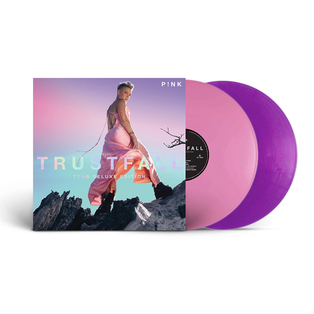 P!NK - Trustfall: Tour Deluxe Edition (with 16-page booklet) - 2LP - Deluxe Gatefold Pink / Purple Vinyl