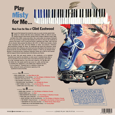 VARIOUS - Play Misty For Me - Music From The Films Of Clint Eastwood - LP - 180g Blue Vinyl