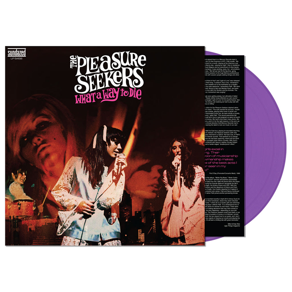 THE PLEASURE SEEKERS - What A Way To Die (Reissue) - LP - Violet Vinyl