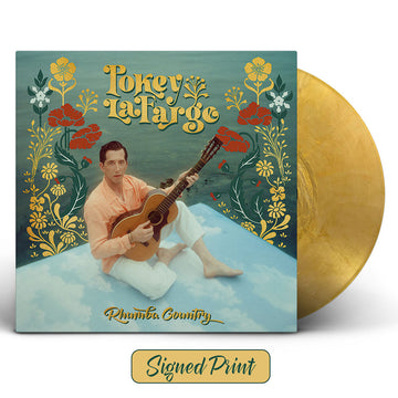 POKEY LAFARGE - Rhumba Country (with SIGNED Print) - LP - Hi-Melt Gold Vinyl