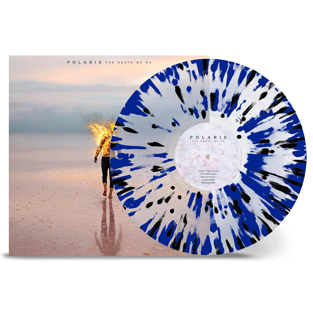 POLARIS - The Death Of Me (Repress) - LP - Clear with Blue and Black Splatter Vinyl