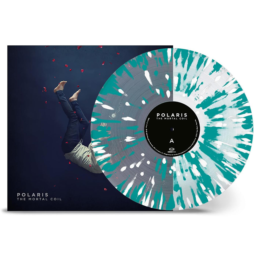 POLARIS - The Mortal Coil (Repress) - LP - Clear with White and Blue Splatter Vinyl