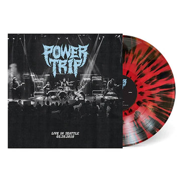 POWER TRIP - Live In Seattle 05.28.2018 - LP - Black and Red Splatter Vinyl