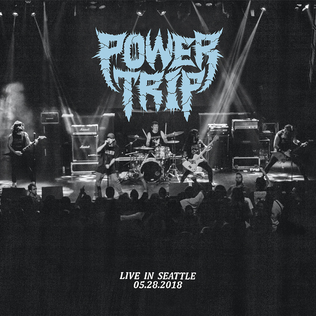 POWER TRIP - Live In Seattle 05.28.2018 - LP - Black and Red Splatter Vinyl