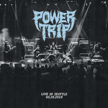 POWER TRIP - Live In Seattle 05.28.2018 - LP - Orange/Black Splatter Vinyl