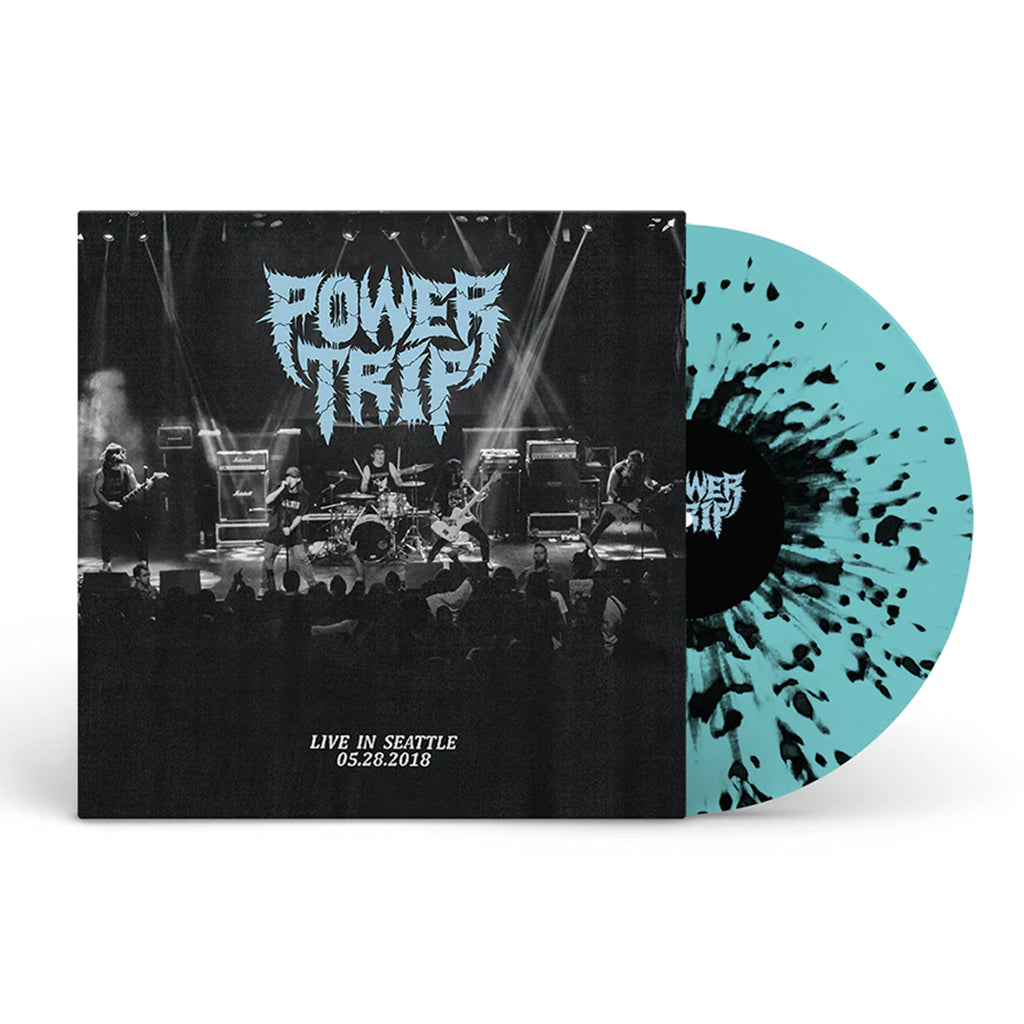 POWER TRIP - Live In Seattle 05.28.2018 - LP - Blue/Black Splatter Vinyl
