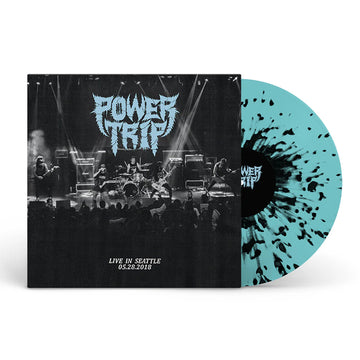 POWER TRIP - Live In Seattle 05.28.2018 - LP - Blue/Black Splatter Vinyl
