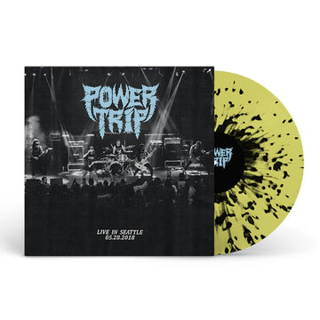 POWER TRIP - Live In Seattle 05.28.2018 - LP - Yellow/Black Splatter Vinyl