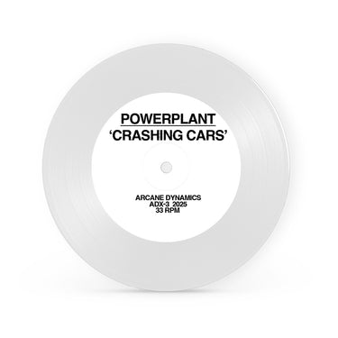 POWERPLANT - Crashing Cars - 7'' - White Vinyl