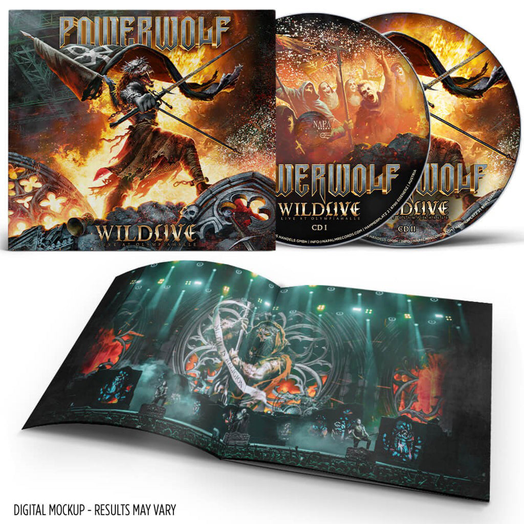 WOLF THE BEST 2CD+DVD 新品未開封 ZETT PUNK POWERWOLF - Wildlive (Live At Olympiahalle) - 2CD [FEB 20