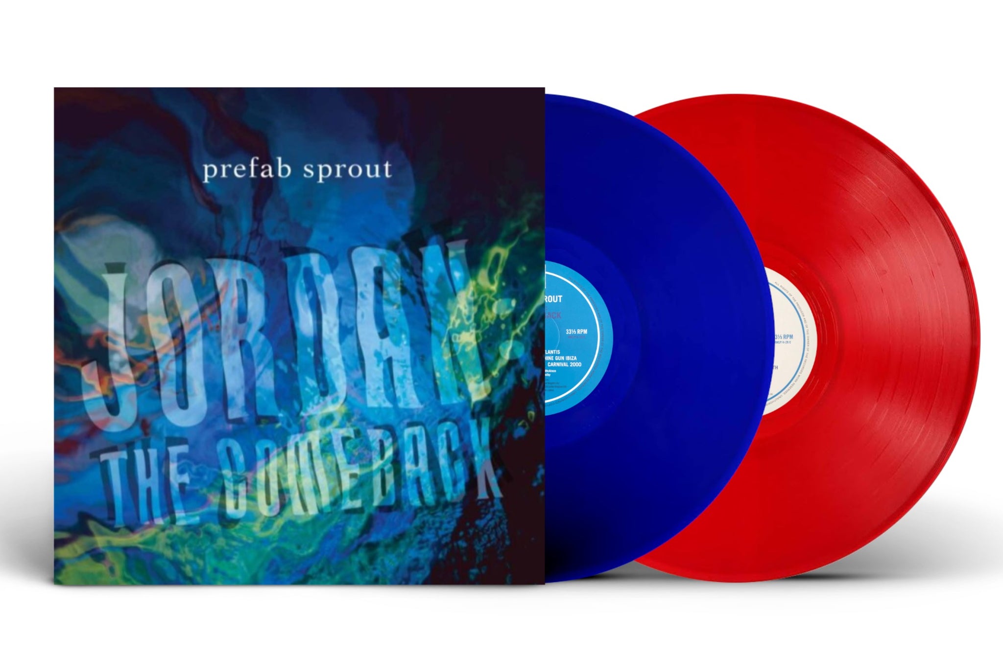 Prefab Sprout - Jordan: The Comeback - 2LP - Translucent Blue & Red Vinyl  [National Album Day 2024]