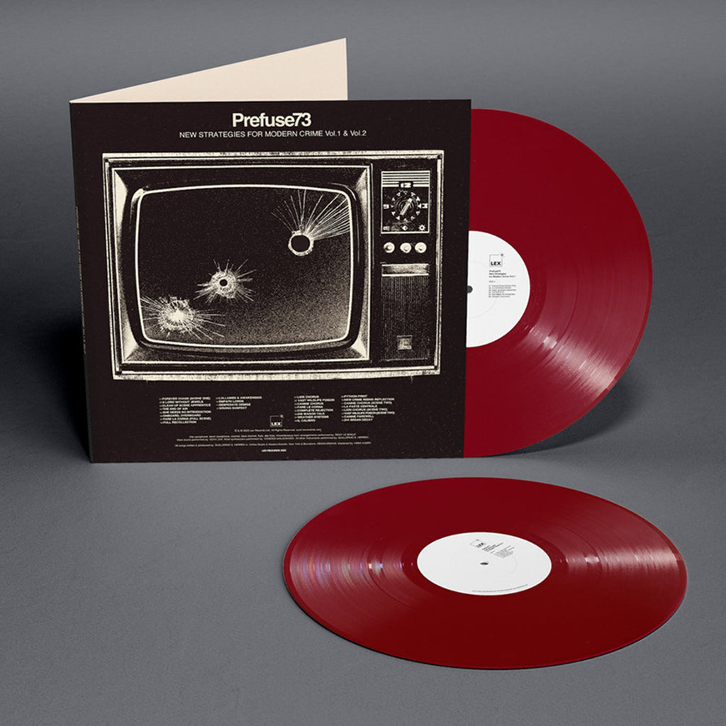 PREFUSE 73 - New Strategies For Modern Crime Vol. 1 & Vol. 2 - 2LP - Claret Colour Vinyl
