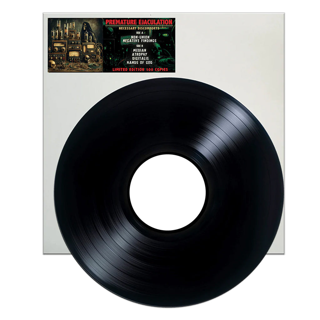 PREMATURE EJACULATION - Necessary Discomforts (Feat. Rozz Williams Of Christian Death) [White Label] - LP - Vinyl [JUN 6]