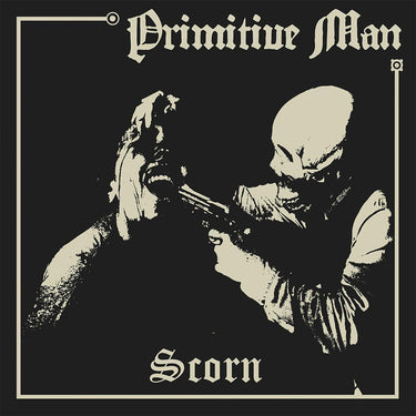 PRIMITIVE MAN - Scorn - LP - Black Ice with Heavy Bone White Splatter Vinyl