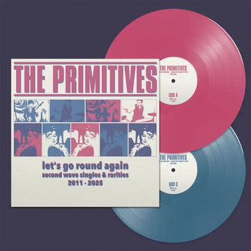 THE PRIMITIVES - Let's Go Round Again: Second Wave Singles and Rarities 2011-2025 - 2LP - Magenta & Blue Vinyl