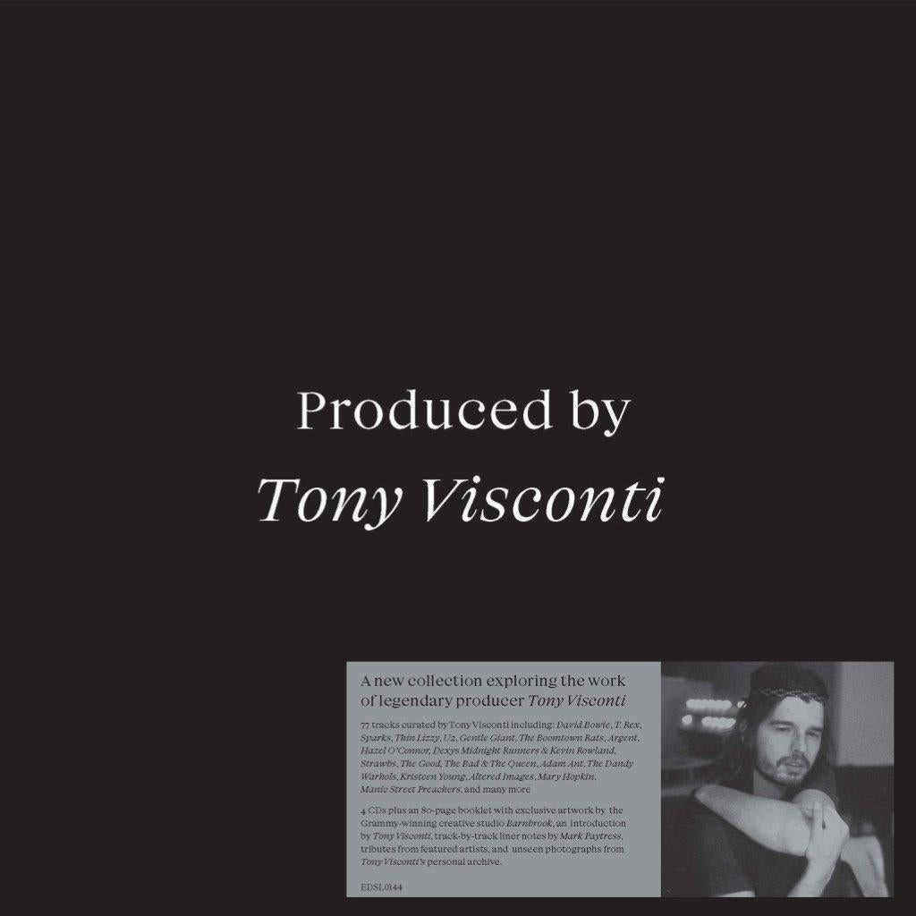 VARIOUS - Produced By Tony Visconti (Deluxe Casebound Book w/ 80-page Booklet) - 4CD [OCT 20]