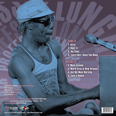PROFESSOR LONGHAIR - Live In Chicago (2023 Reissue) - LP - Clear Vinyl [OCT 27]