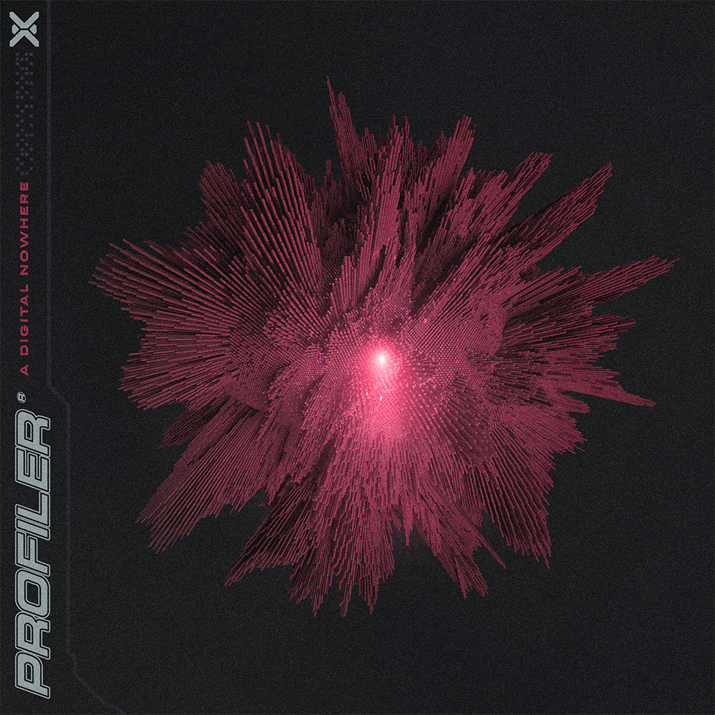PROFILER - A Digital Nowhere - LP - Red with Black Splatter Vinyl