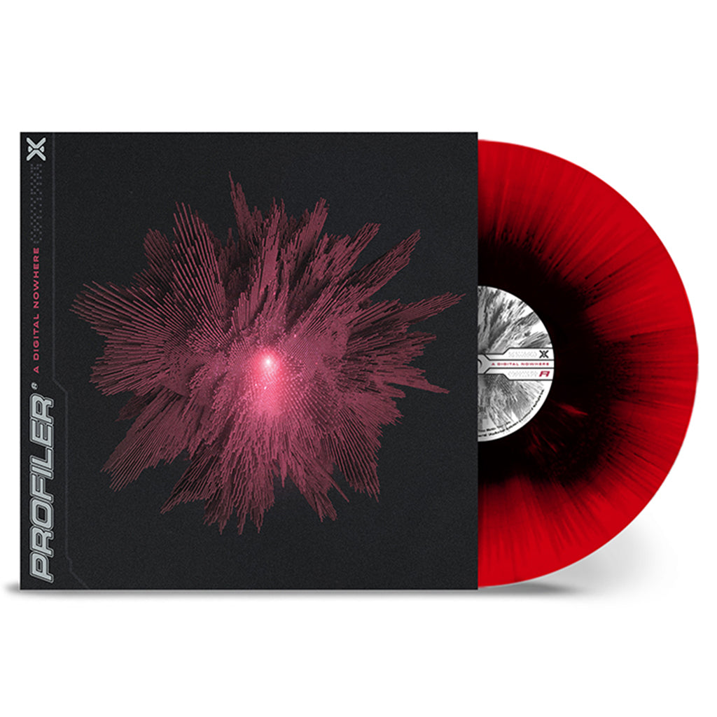 PROFILER - A Digital Nowhere - LP - Red with Black Splatter Vinyl