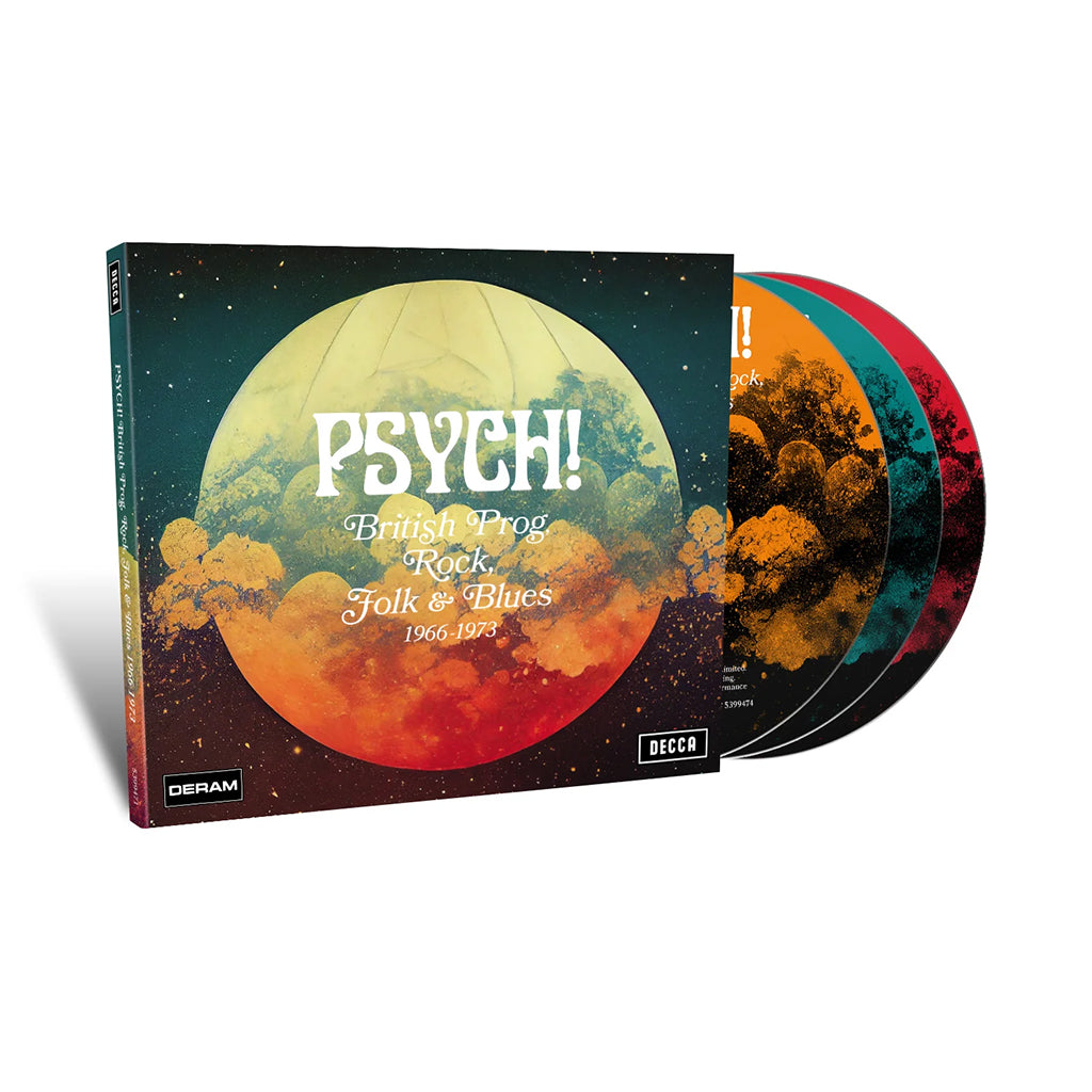 VARIOUS - Psych! British Prog, Rock, Folk, And Blues 1966 - 1973 - 3CD Set