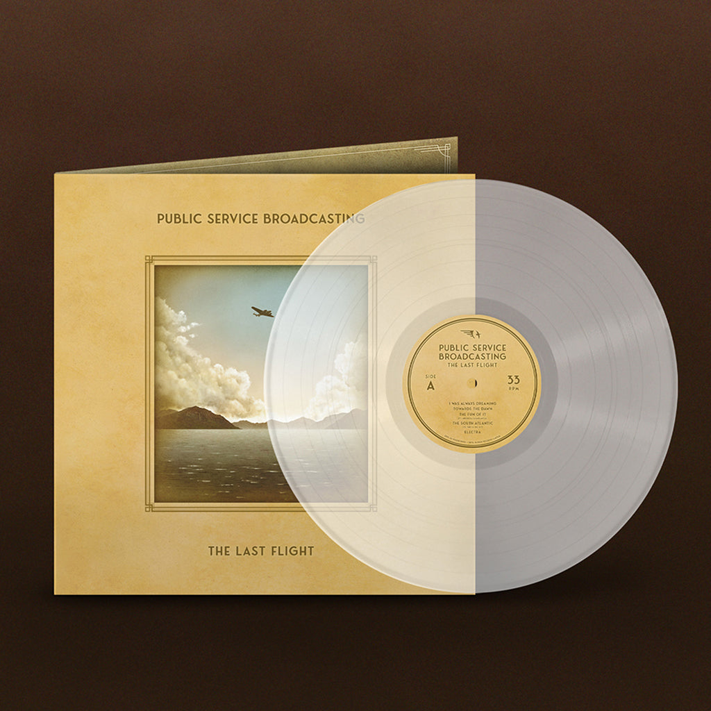 PUBLIC SERVICE BROADCASTING - The Last Flight - LP - Clear Vinyl