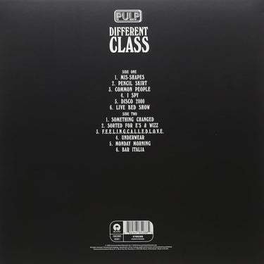 PULP - A Different Class - LP - Vinyl