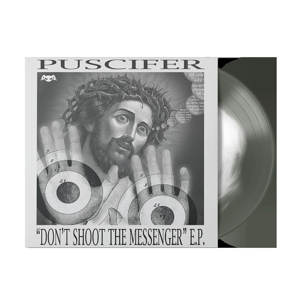 PUSCIFER - Don’t Shoot the Messenger EP - 12" - Black Ice with White Vinyl