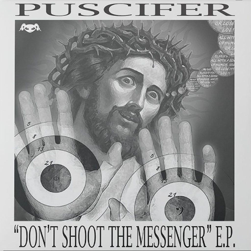 PUSCIFER - Don’t Shoot the Messenger EP - 12" - Black Ice with White Vinyl